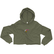 Cargar imagen en el visor de la galería, Crop Hoodie embroidery ( Banana gun )