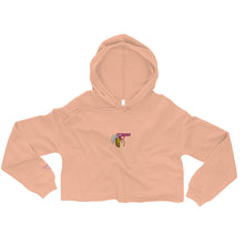 Cargar imagen en el visor de la galería, Crop Hoodie embroidery ( Banana gun )