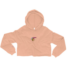 Cargar imagen en el visor de la galería, Crop Hoodie embroidery ( Banana gun )
